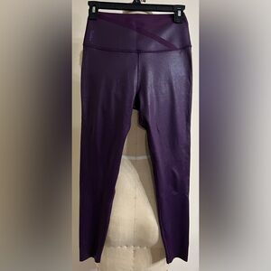 Fanka Body Sculpt Faux Leather Leggings (Reversible Wear)